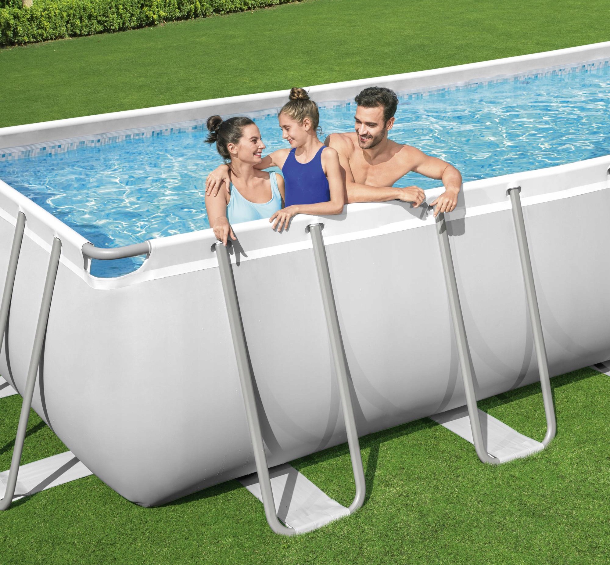 Basen ogrodowy stelażowy Bestway Power Steel 5612B 640x274x132cm + pompa piaskowa z filtrem 58497 Basen ogrodowy stelażowy Bestway Power Steel 5612B 640x274x132cm + pompa piaskowa z filtrem 58497