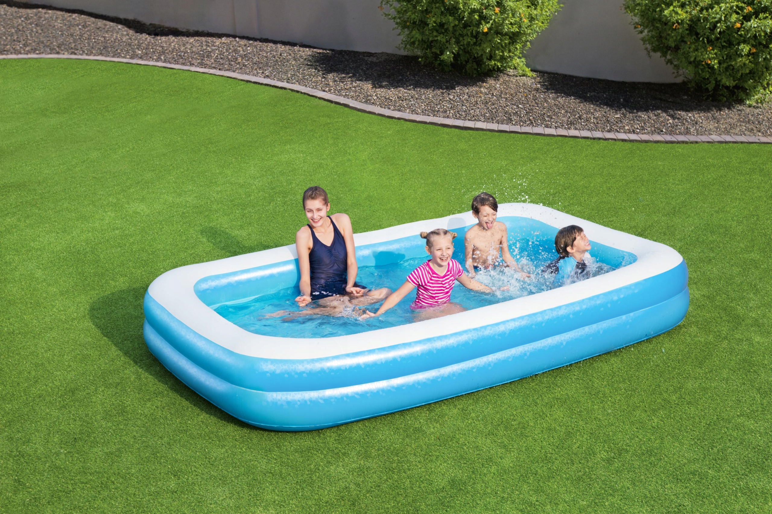 Basen dmuchany Bestway Rectangular Family Pool 54150 305x183x46cm