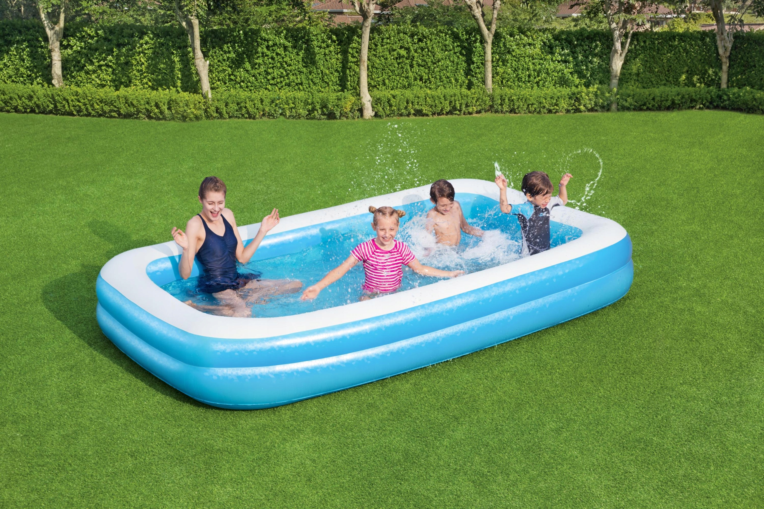 Basen dmuchany Bestway Rectangular Family Pool 54150 305x183x46cm