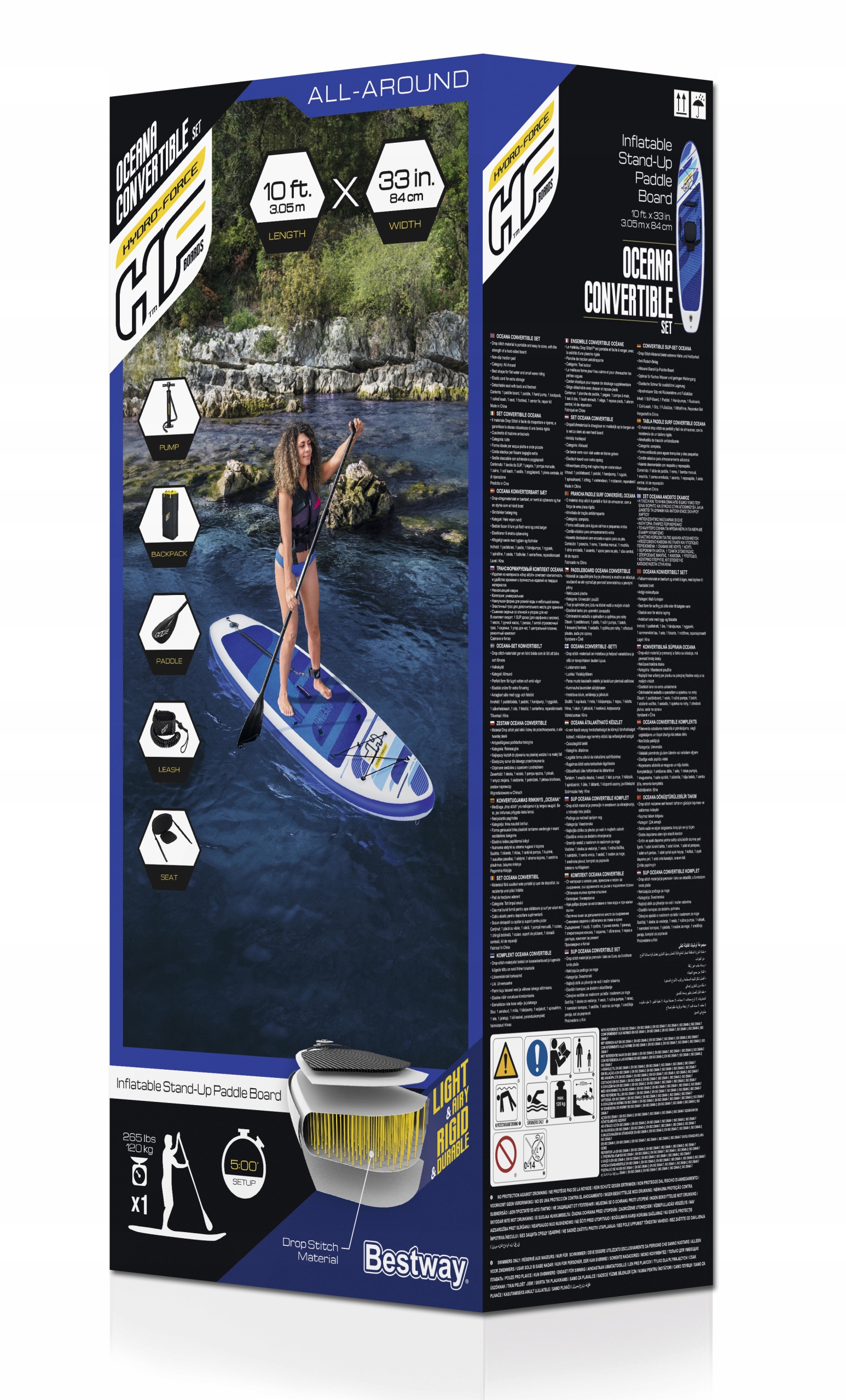 Deska Sup Hydro-Force Bestway Oceana Set 65350