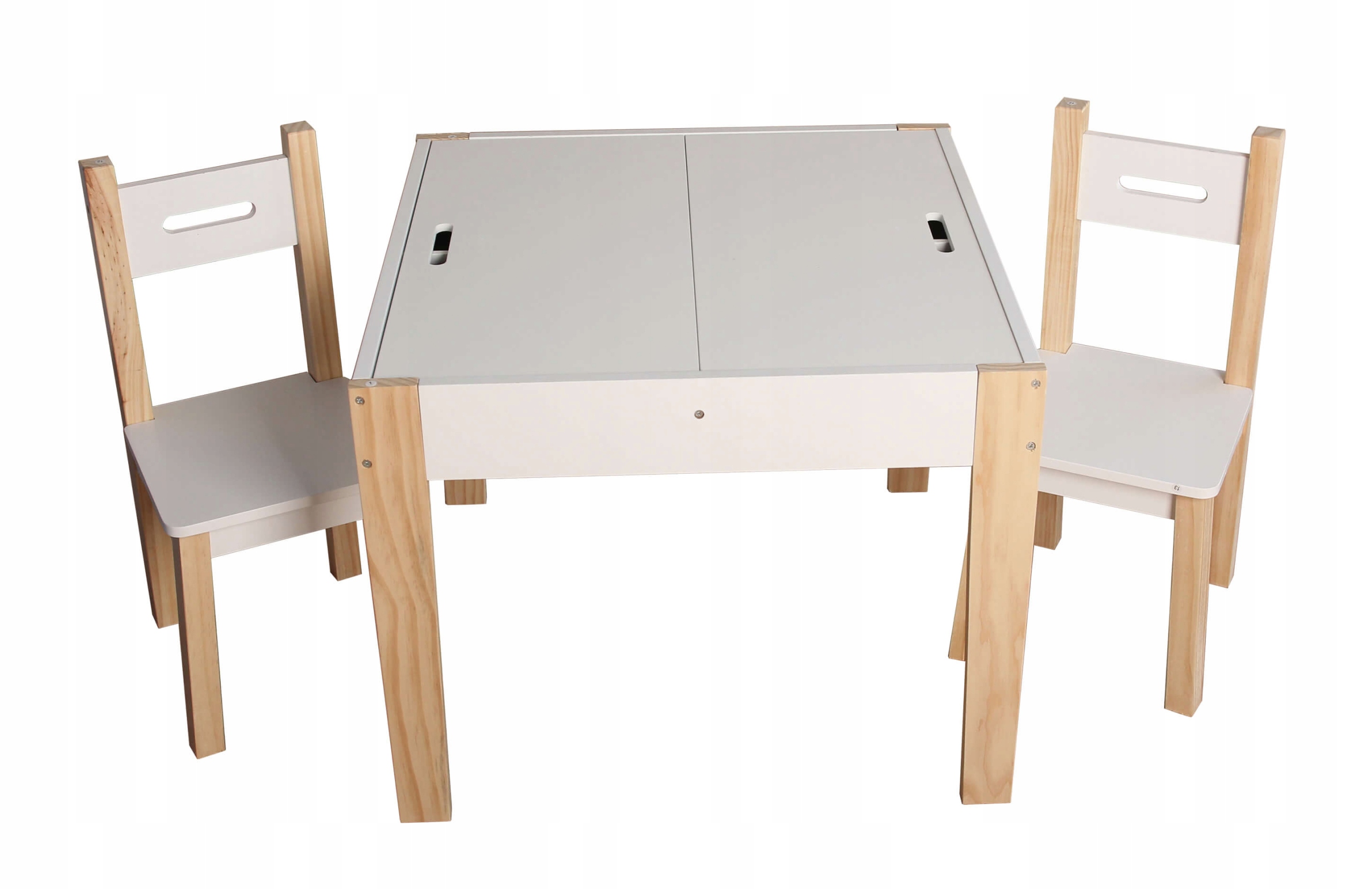 Drewniany stolik z krzesełkami dla dzieci Sapphire Kids SK-17
