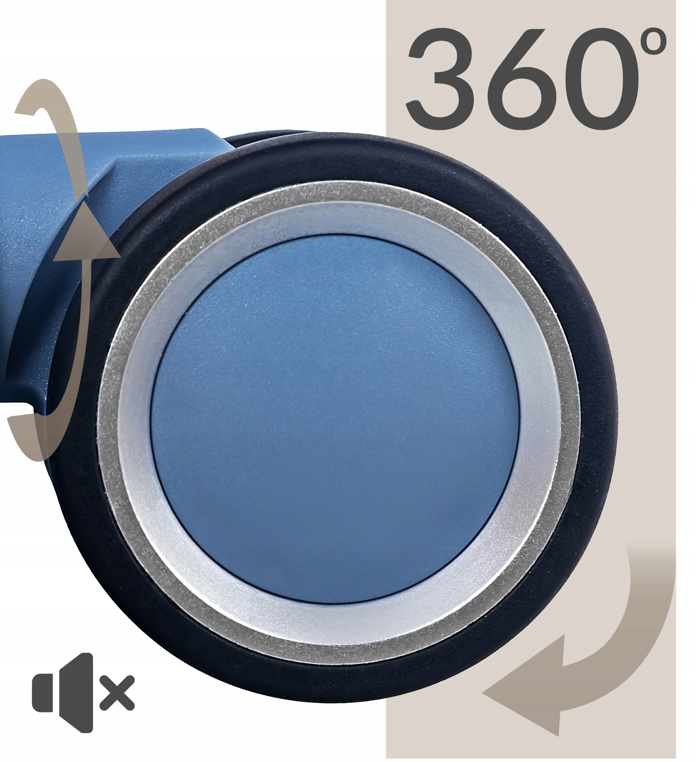 Walizka na kółkach twarda Sapphire ST-3030P niebieska - mała S Walizka na kółkach twarda Sapphire ST-3030P niebieska - mała S
