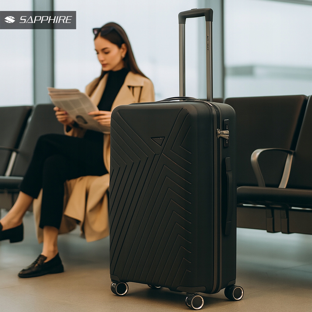 Zestaw walizek podróżnych twardych 3w1 Sapphire ST-3030P - granatowe Zestaw walizek podróżnych twardych 3w1 Sapphire ST-3030P - granatowe