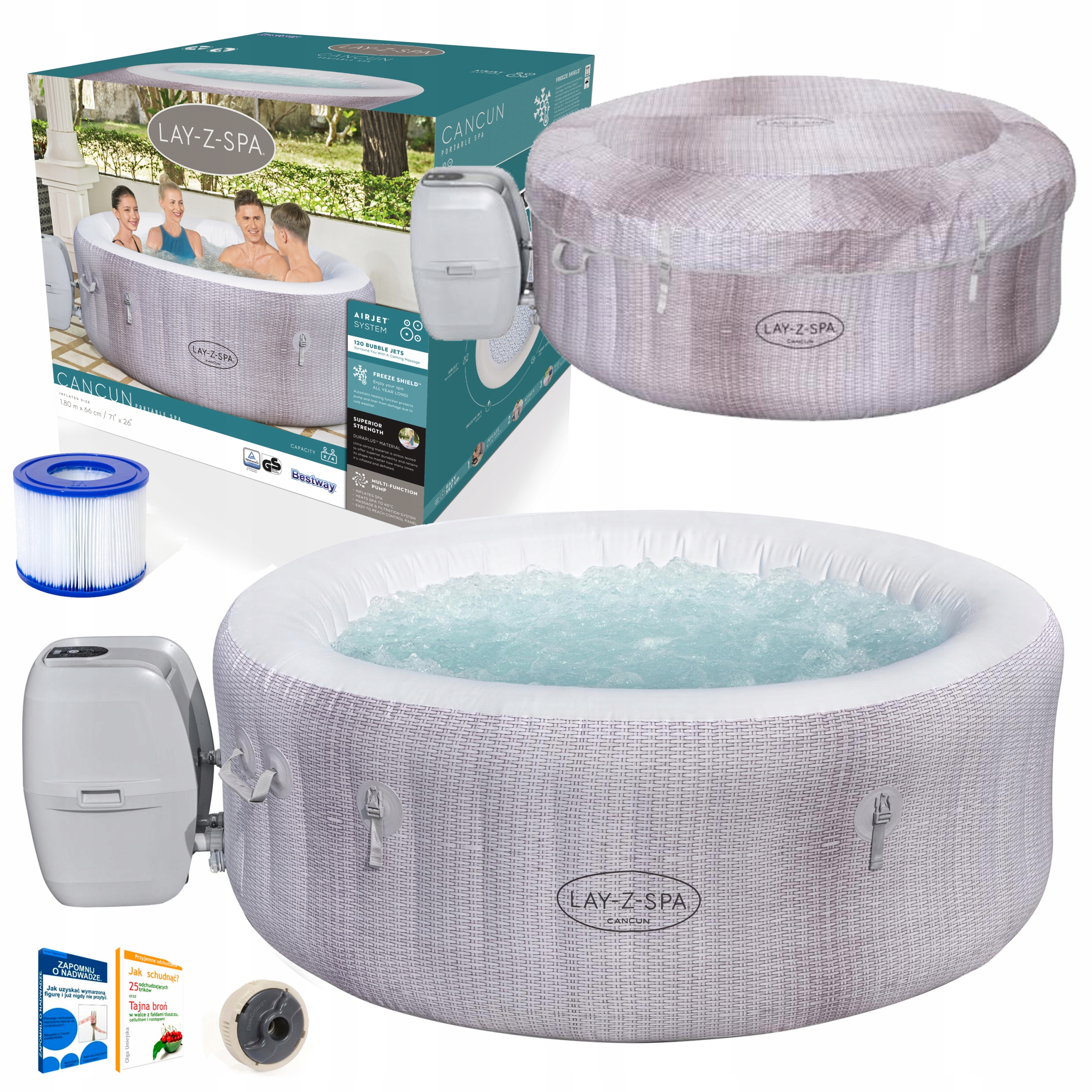 Jacuzzi Bestway Lay-Z-Spa Cancun 60003