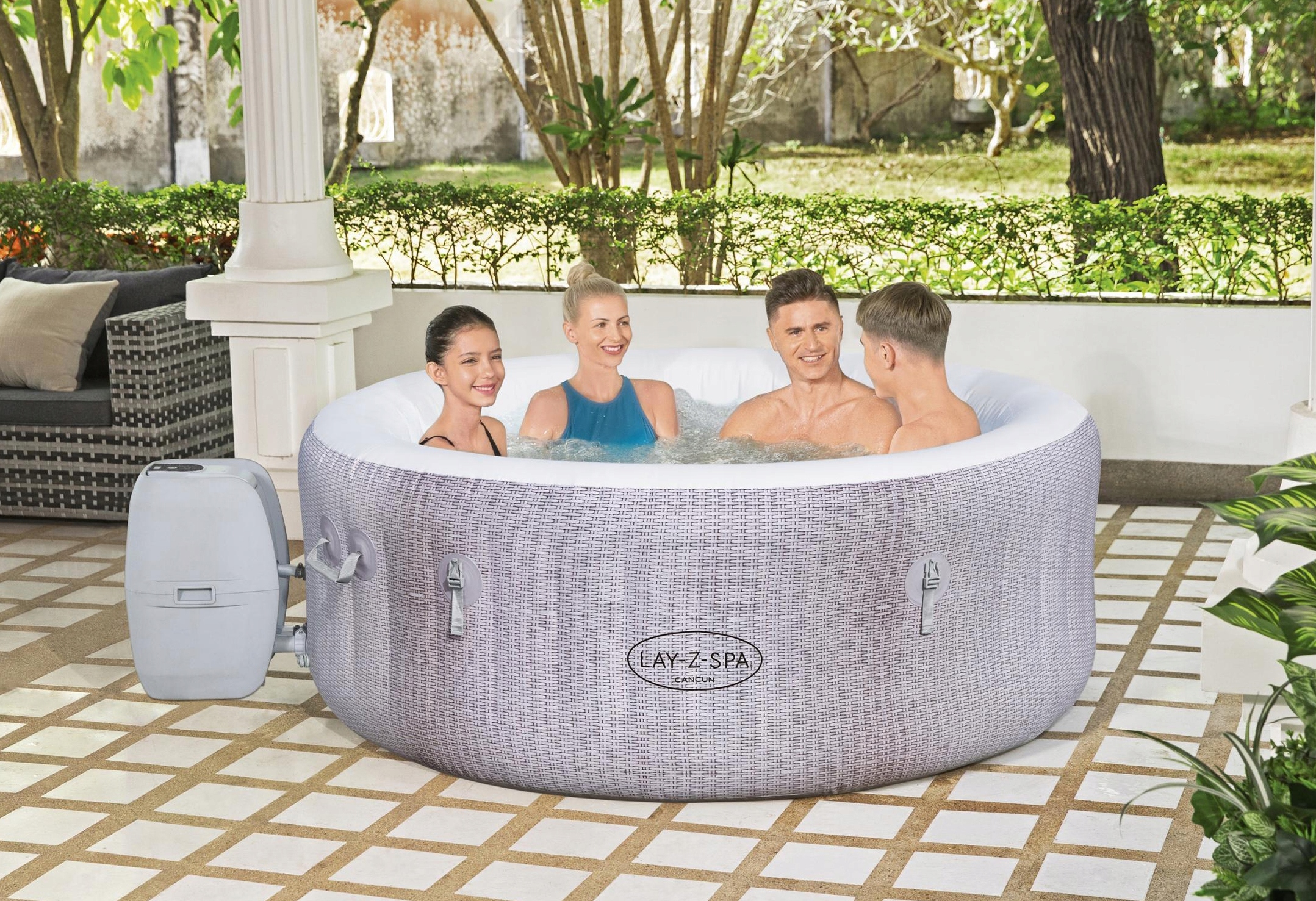 Jacuzzi Bestway Lay-Z-Spa Cancun 60003