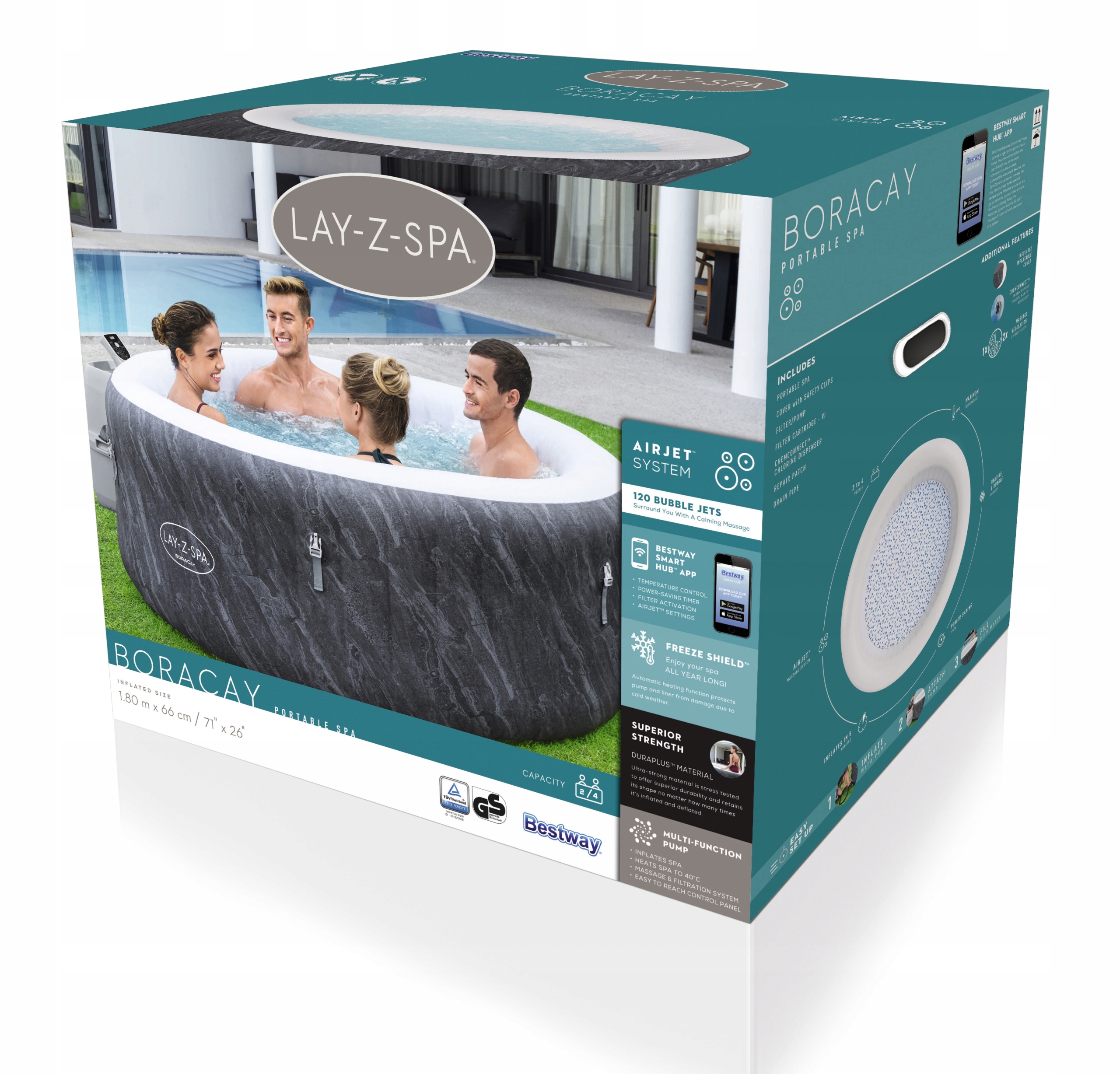 Jacuzzi Bestway Lay-Z-Spa Boracay 60175