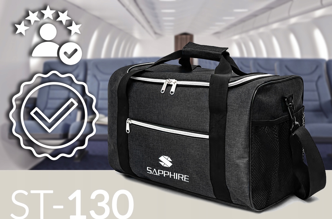 Torba podróżna Sapphire ST-130 - czarna