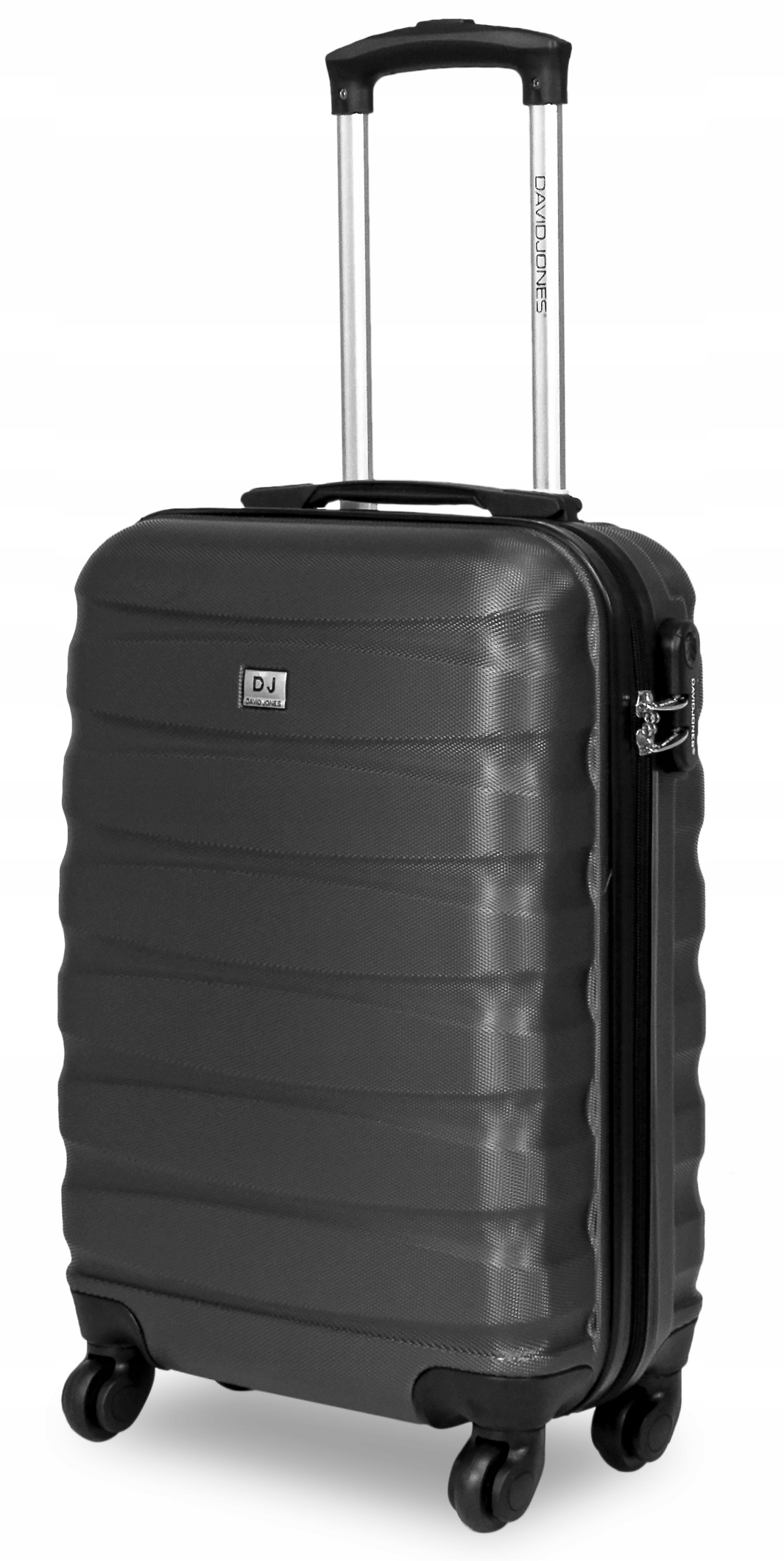 Walizka na kółkach David Jones BA-1030-3 czarna - mała 34l