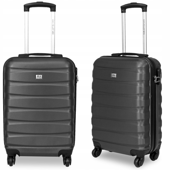 Walizka na kółkach David Jones BA-1030-3 czarna - mała 34l