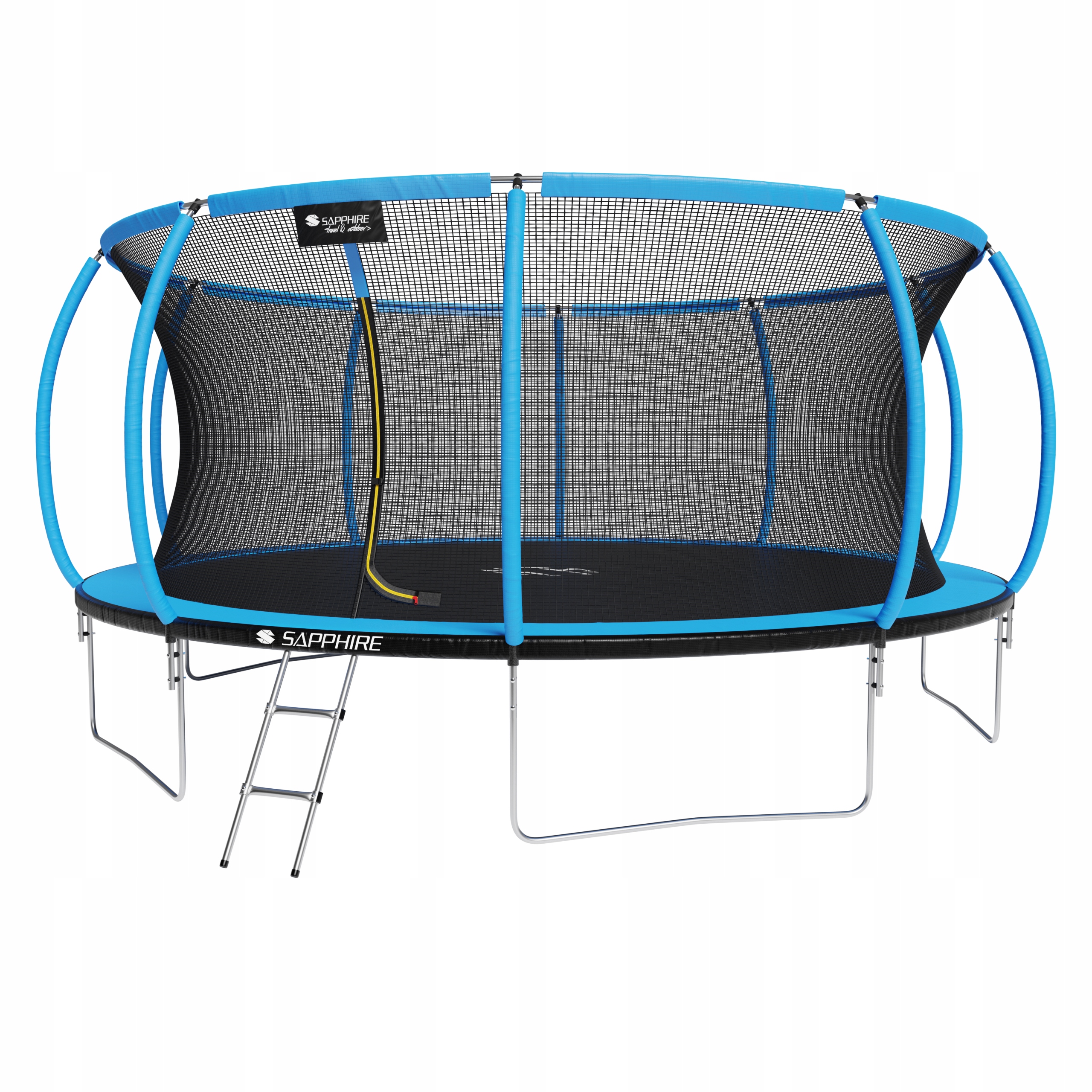 Trampolina Sapphire ST-1515W 15FT 465 cm z siatką wewnętrzną + drabinka GRATIS - niebieska Trampolina Sapphire ST-1515W 15FT 465 cm z siatką wewnętrzną + drabinka GRATIS - niebieska