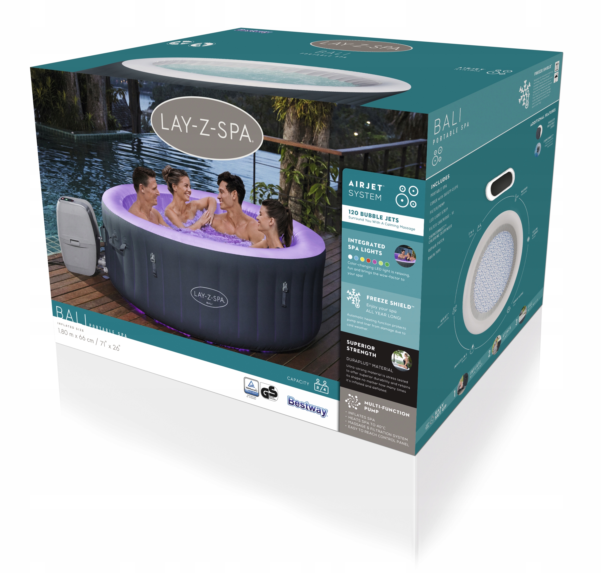 Jacuzzi Bestway Lay-Z-Spa Bali 60009 Jacuzzi Bestway Lay-Z-Spa Bali 60009