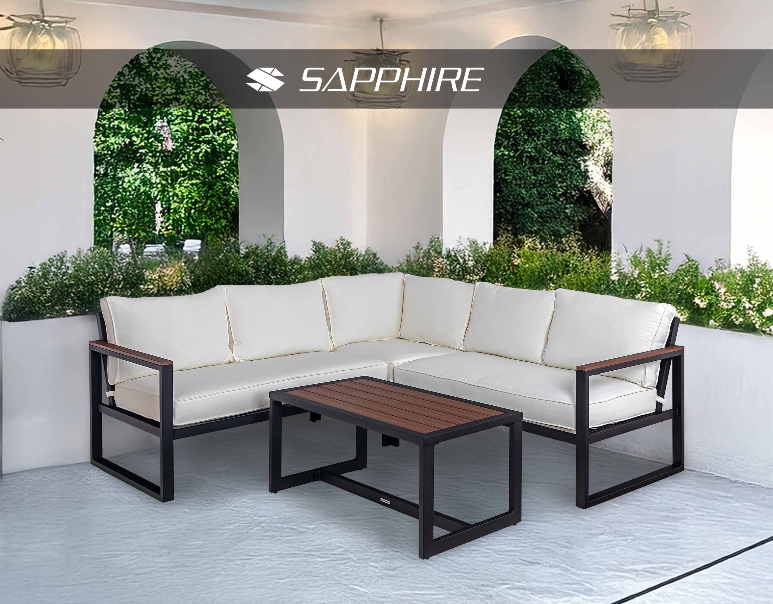 Zestaw mebli ogrodowych Sapphire ST-980 Betti Zestaw mebli ogrodowych Sapphire ST-980 Betti