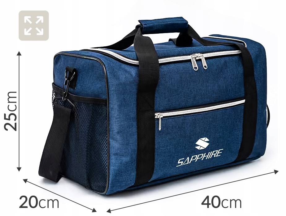 Torba podróżna Sapphire ST-130 - niebieska