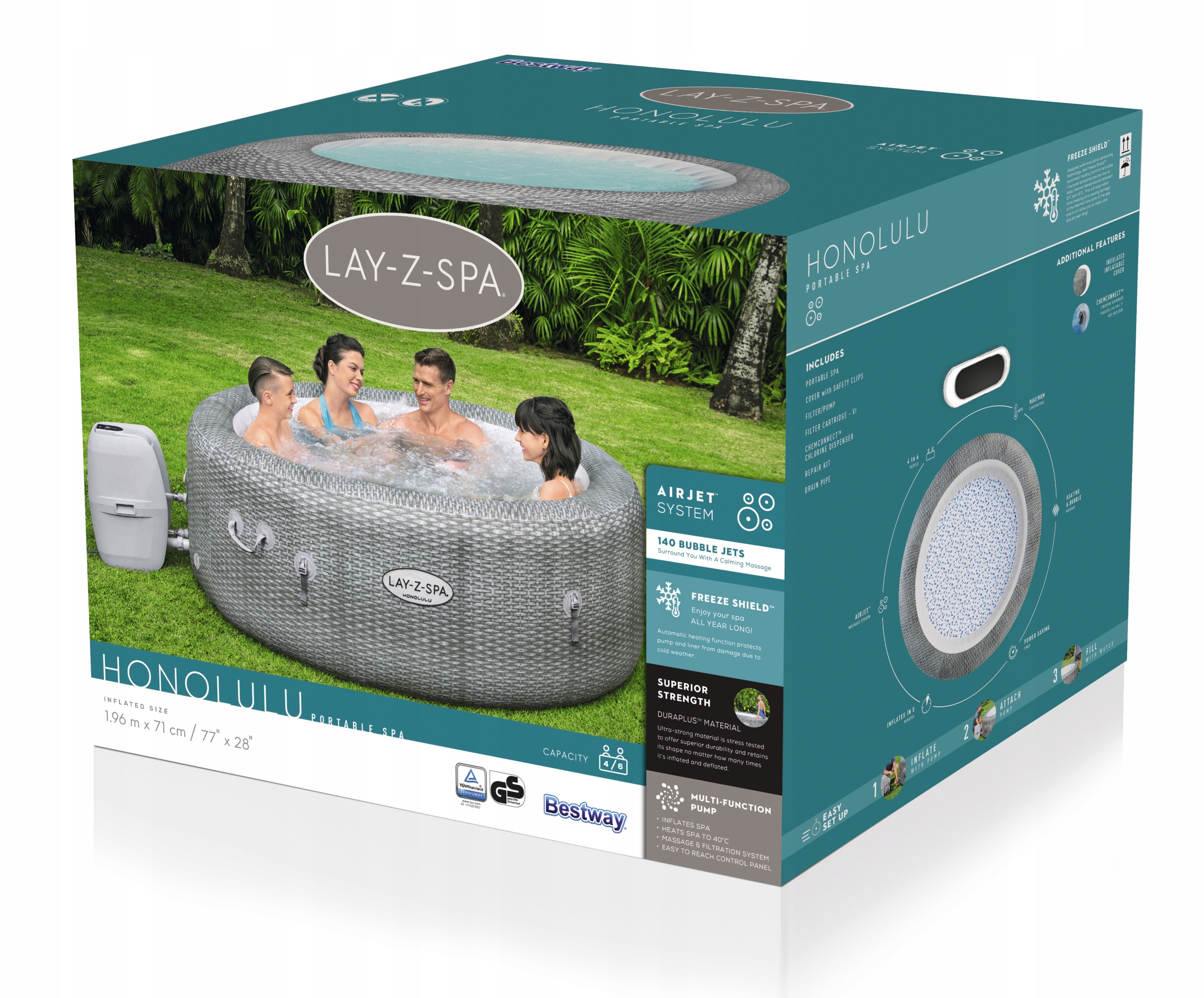 Jacuzzi Bestway Lay-Z-Spa Honolulu 60019