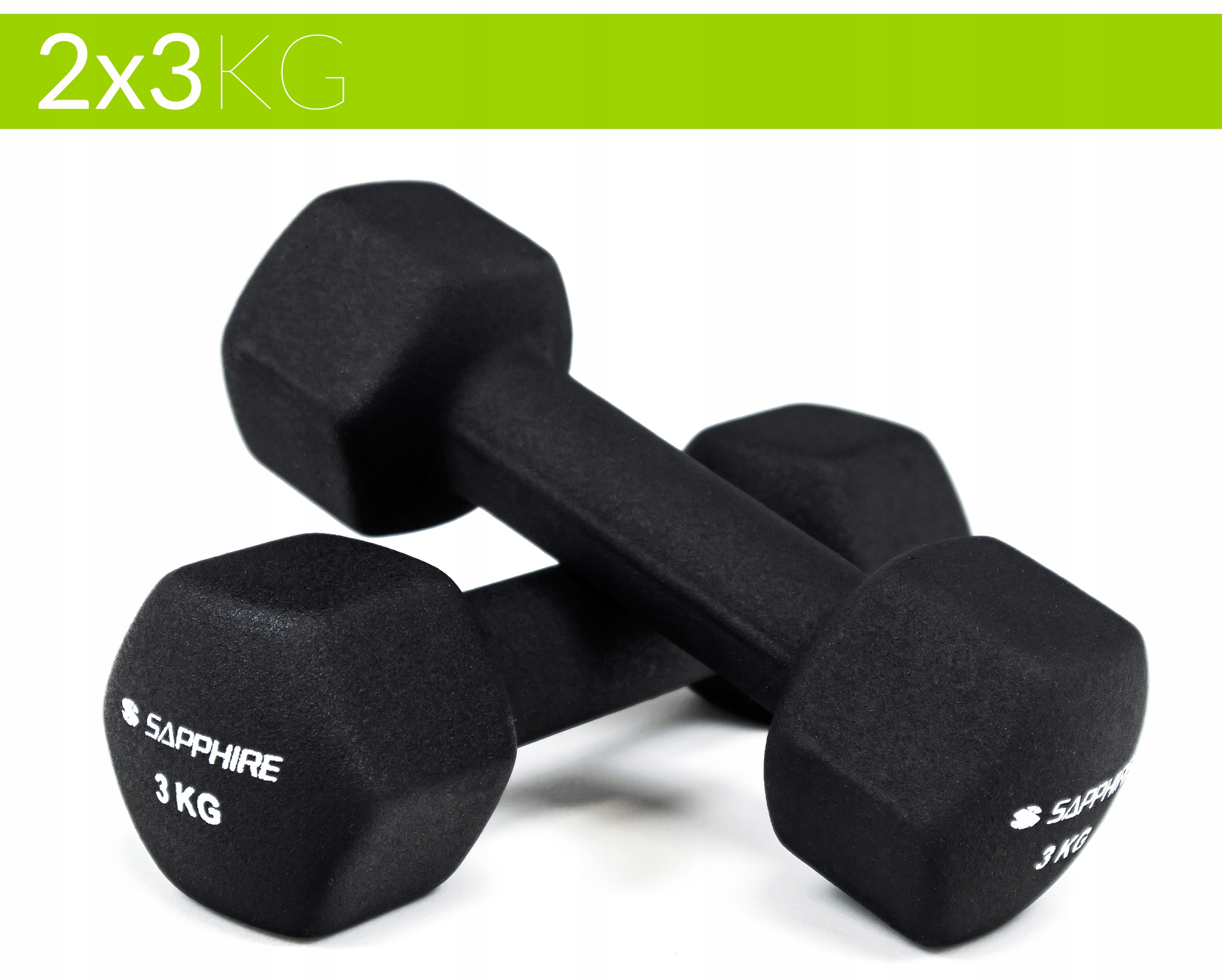 Hantelki fitness Sapphire SG-1103DV 2x3 kg