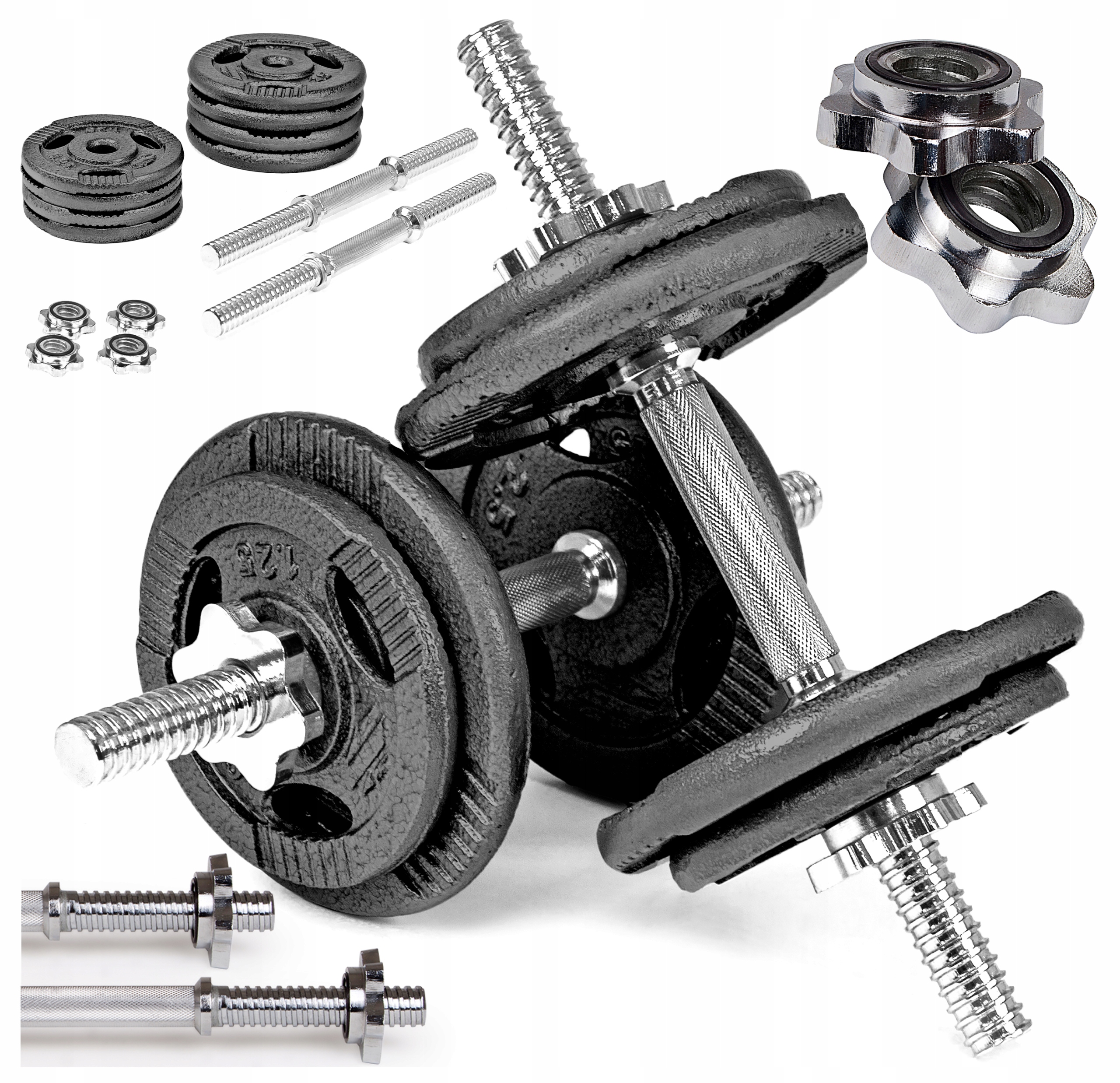 Hantle żeliwne Sapphire Xylo-Line 2x10 kg