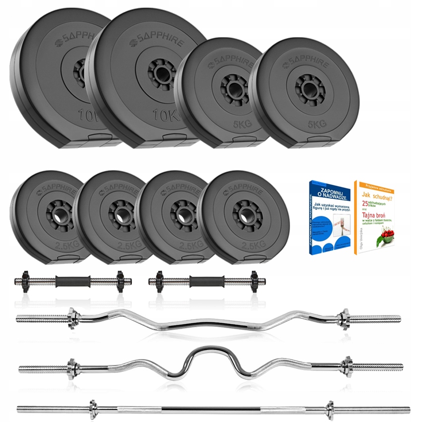 Zestaw obciążeń Sapphire Solid 54 kg