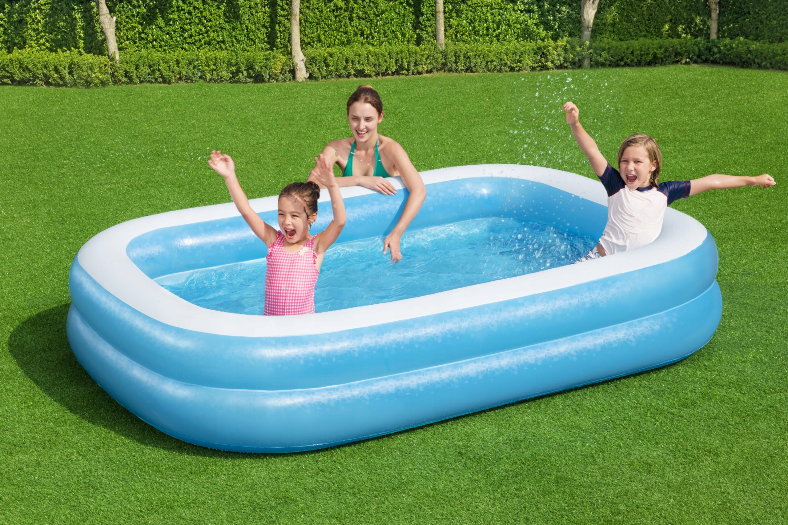 Basen dmuchany Bestway Blue Rectangular Pool 54006 262x175x51cm