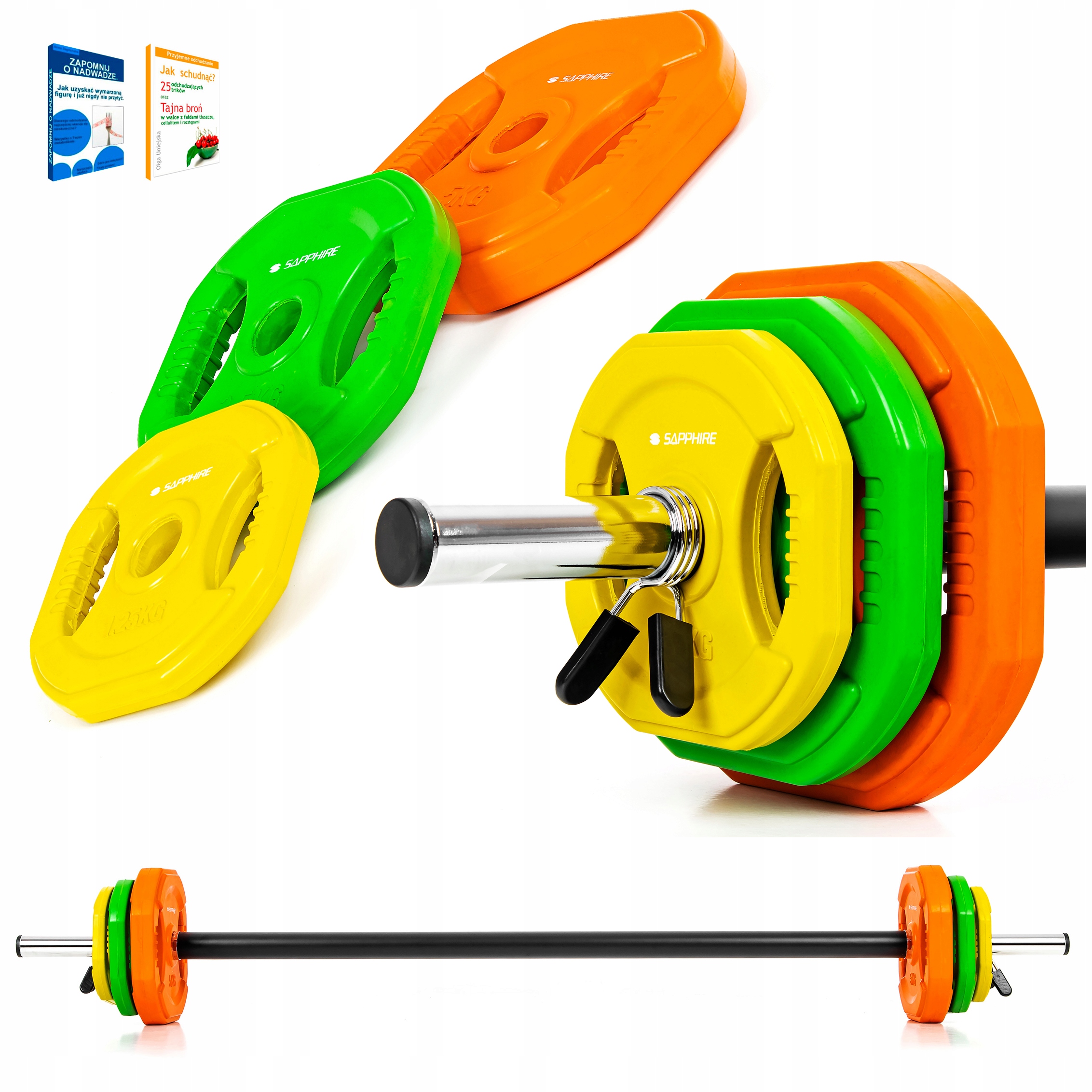 Sztanga 20 kg Sapphire SG-202 Body Pump