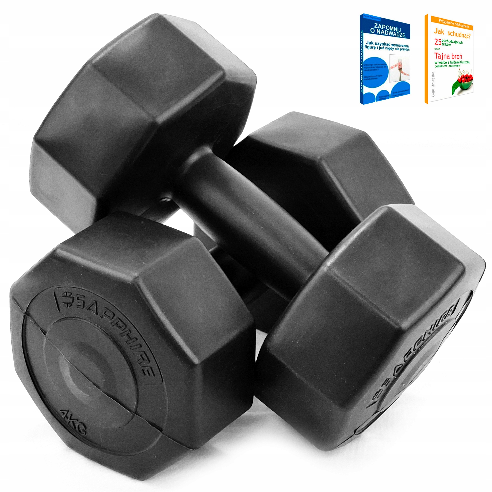 Hantle treningowe Sapphire SG-4 2x4 kg Hantle treningowe Sapphire SG-4 2x4 kg