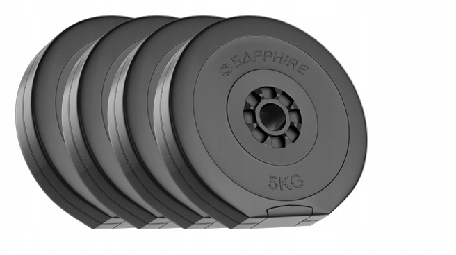 Zestaw obciążeń Xylo Sapphire 87 kg z kategorii Domowa siłownia - zestawy, marka Xylo 