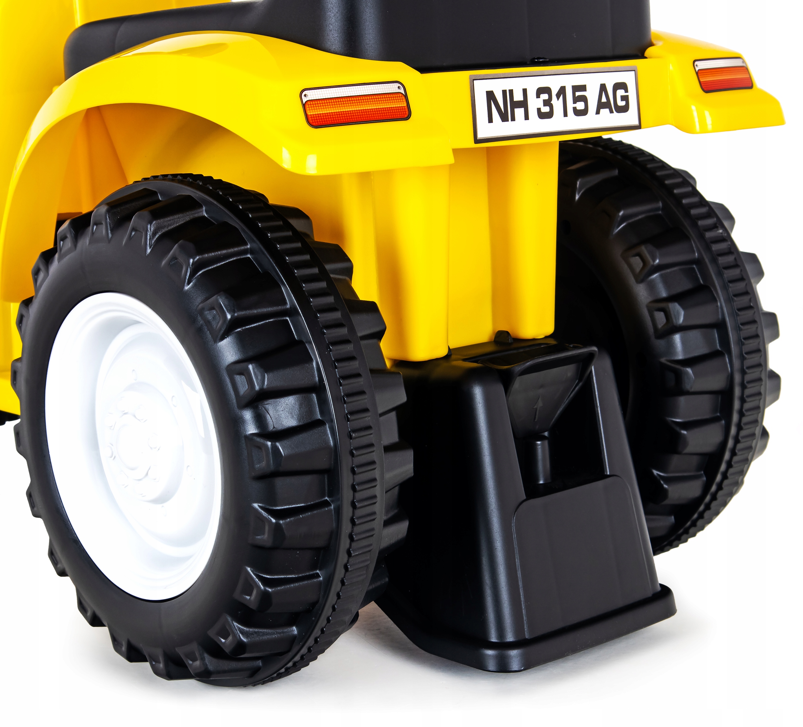 Jeździk pchacz traktor z przyczepą New Holland T7 - żółty