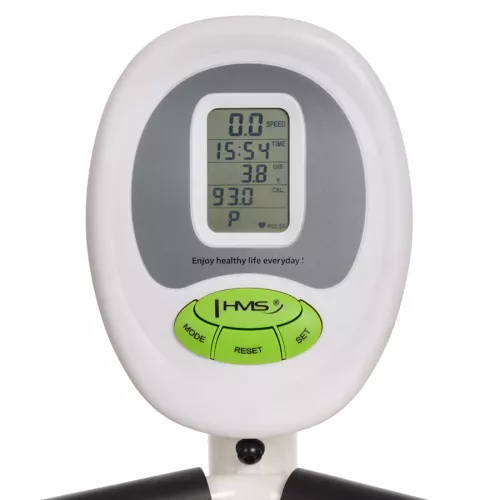 Rower magnetyczny poziomy HMS R9259 biało-zielony