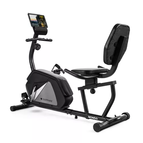 Rower magnetyczny poziomy Sapphire SG-6000RB Mondo czarny Rower magnetyczny poziomy Sapphire SG-6000RB Mondo czarny
