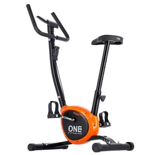 Rower mechaniczny One Fitness RW3011 - czarno-pomarańczowy