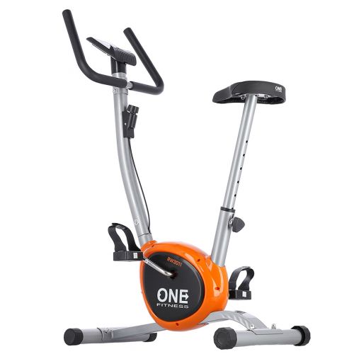 Rower mechaniczny One Fitness RW3011 - srebrno-pomarańczowy