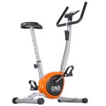 Rower mechaniczny One Fitness RW3011 - srebrno-pomarańczowy