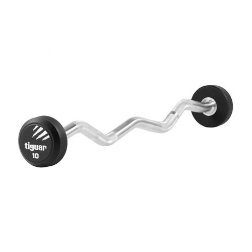 Barbell łamany PU Tiguar 10 kg