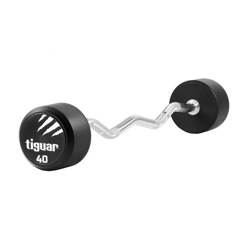 Barbell łamany PU Tiguar 40 kg