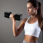 Hantle regulowane HMS HL02 2x5 kg - czarne Hantle regulowane HMS HL02 2x5 kg - czarne