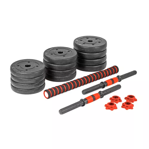 Hantle regulowane 6w1 sztanga kettlebell Sapphire SG-1110K 2x10kg