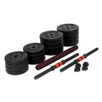 Hantle regulowane 6w1 sztanga kettlebell Sapphire SG-1115K 2x15kg 