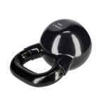 Kettlebell żeliwny HMS KNV10 z powłoką winylową 10 kg - czarny 