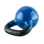 Kettlebell żeliwny HMS KNV12 z powłoką winylową 12 kg - niebieski