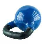 Kettlebell żeliwny HMS KNV16 z powłoką winylową 16 kg - niebieski Kettlebell żeliwny HMS KNV16 z powłoką winylową 16 kg - niebieski