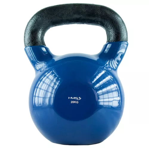 Kettlebell żeliwny HMS KNV28 z powłoką winylową 28 kg 