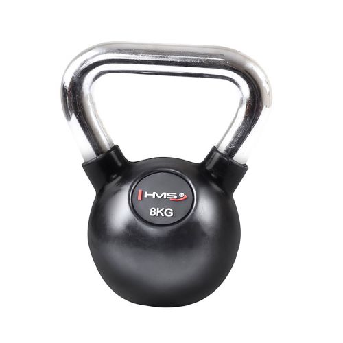 Kettlebell żeliwny ogumowany HMS KGC08 8 kg 