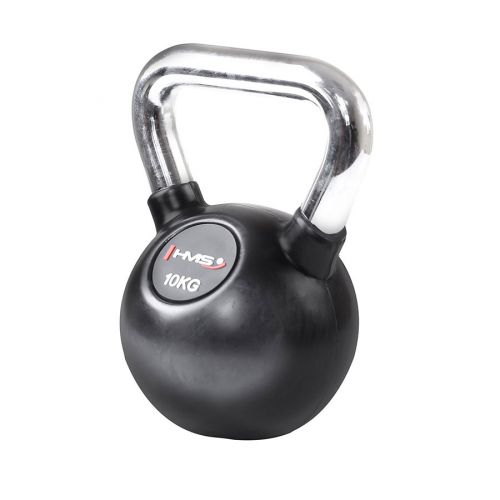 Kettlebell żeliwny ogumowany HMS KGC10 10 kg  Kettlebell żeliwny ogumowany HMS KGC10 10 kg