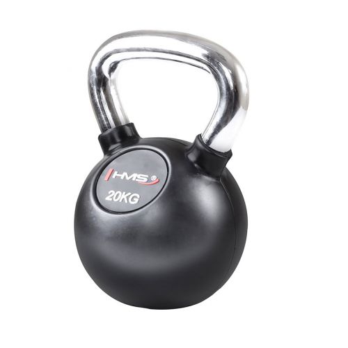 Kettlebell żeliwny ogumowany HMS KGC20 20 kg Kettlebell żeliwny ogumowany HMS KGC20 20 kg