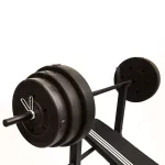 Ławka treningowa ze sztangą 45 kg Adidas ADBE-10349 Ławka treningowa ze sztangą 45 kg Adidas ADBE-10349
