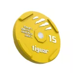 Obciążenie bumper Tiguar kolorowy gumowy 15 kg Obciążenie bumper Tiguar kolorowy gumowy 15 kg