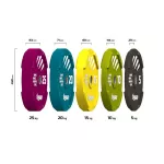 Obciążenie bumper Tiguar kolorowy gumowy 15 kg Obciążenie bumper Tiguar kolorowy gumowy 15 kg