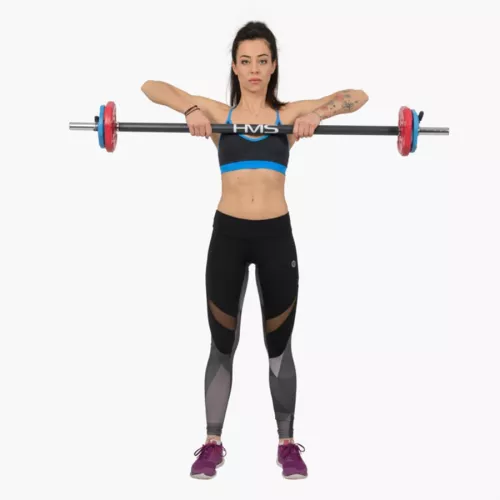 Sztanga do training pump HMS SBP20 20 kg