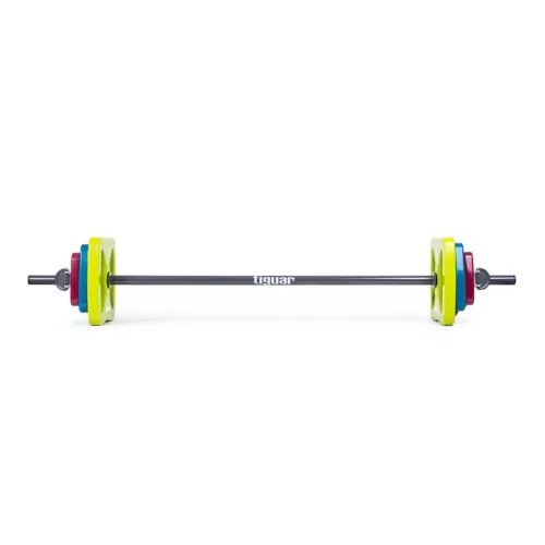 Sztanga power gym butterfly pu Tiguar 18,6 kg
