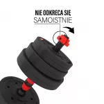Sztangielki-sztanga kompozyt HMS SGP40 40 kg Sztangielki-sztanga kompozyt HMS SGP40 40 kg