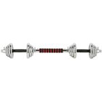 Sztangielki - sztanga w walizce chrom HMS STC21 2x10kg 